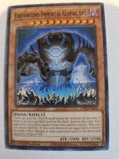 Yugioh LDS3-EN039 Earthbound Immortal Ccapac Apu in hand