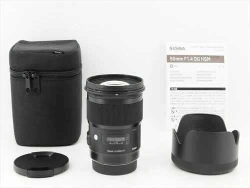Sigma 50mm f/1.4 DG HSM Art Lens for Canon EF mount Near Mint #22684