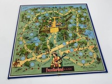 Walt Disney FRONTIER LAND gioco da tavolo Parker Brothers 1955 SOLO TAVOLA SOLO TAVOLA!