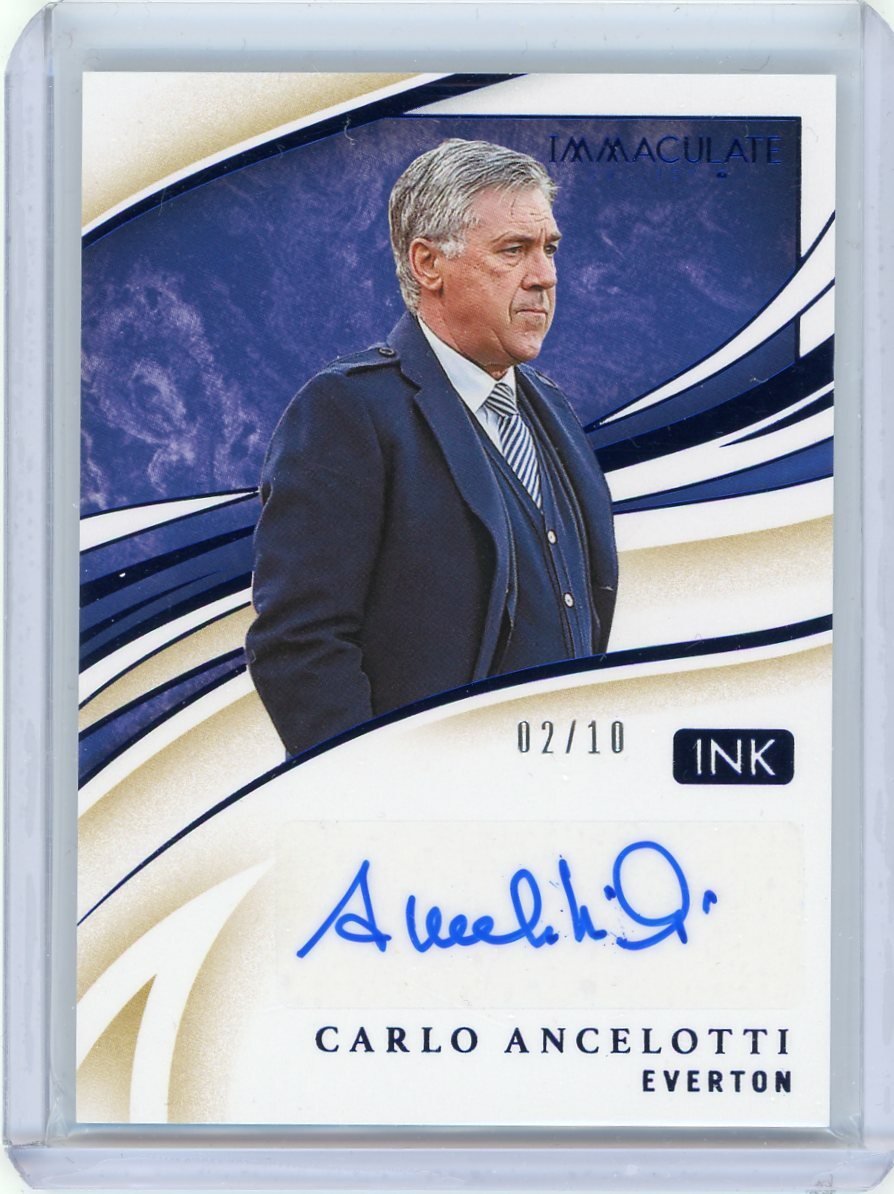 2020 Panini Immaculate Soccer Blue Ink Autograph #I-CA Carlo 