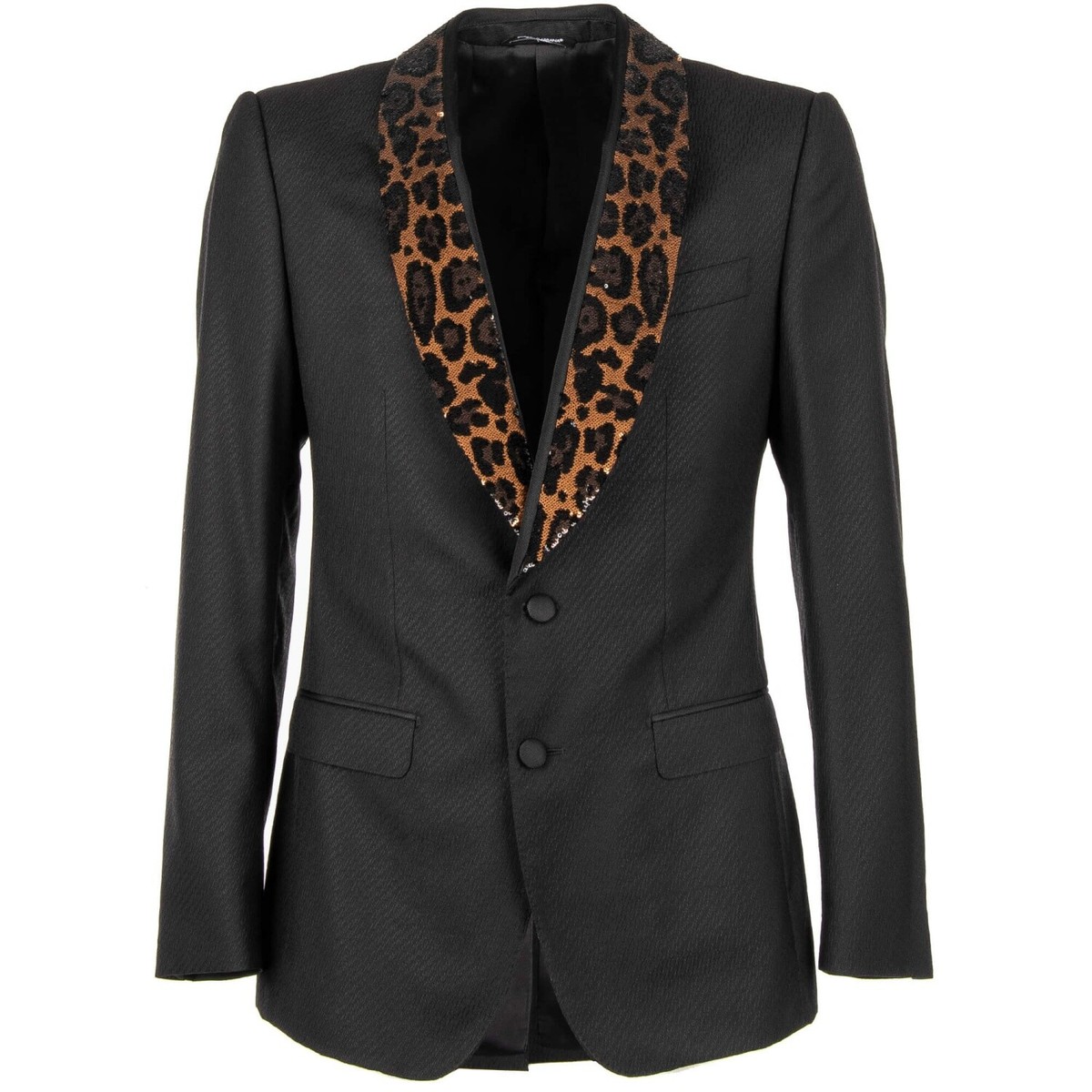 Dolce Gabbana Frac Blazer Sicilia Paillettes Risvolto