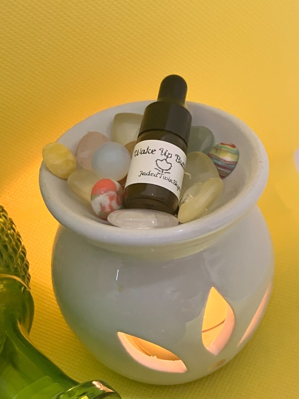 WAKE UP BUTTERCUP Essential Oil Blend Aromatherapy 5ml Glass Dropper Bottle-image