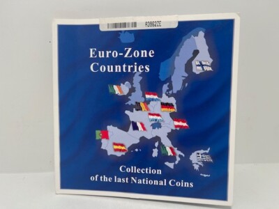 コレクション EUROZONE 12 COUNTRIES COIN SET& BANKNOTE Euro-Zone Countries Collection of the last National Coins 12