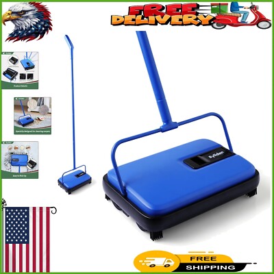 Effortless Mini Carpet Sweeper - Lightweight, Quiet & Perfect for Quick Cleanup