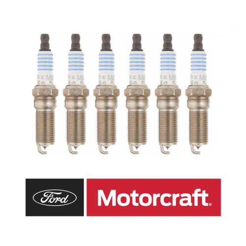 Set of 6 SP411 Motorcraft Platinum Spark Plug For Mazda 5 CX-9 Ford Flex Edge - Afbeelding 1 van 2
