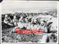 I12 WW2 ORIGINAL PHOTO OF GERMAN WEHRMACHT SOLDIERS WEARING PARKA EASTERN FRONT