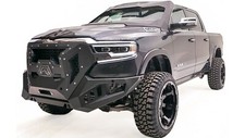 Fab Fours Black Grumper Truck Bumper For 2019 Dodge Ram 1500 Gr4200-1