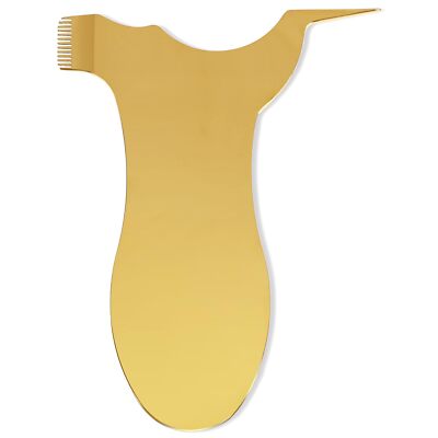 Lash Lift Comb Stainless Steel Eyelash Separator Tool Lash Lift and Tint Gold