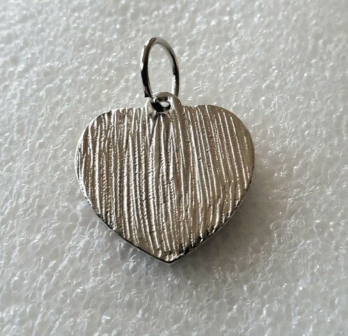 Heart Cham Pendant Necklace Blue Red Yellow - Picture 4 of 12