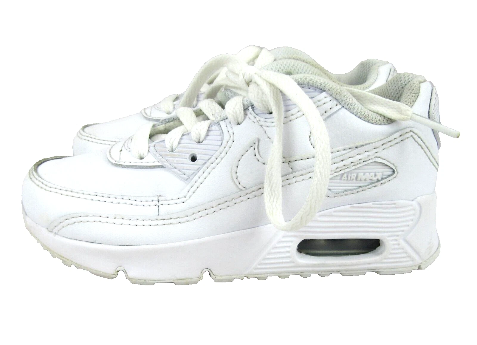 Nike Air Max 90 LTR bianco bianco metallico argento CD6867 100 taglia prescolare 13C