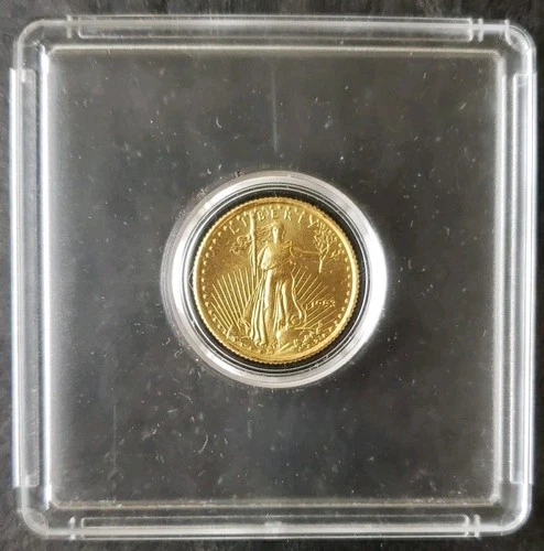 1993 $5 1/10oz Gold American Eagle in a Plastic Holder