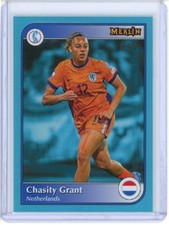 2025 TOPPS MERLIN UEFA EURO WOMEN'S SOCCER BLUE CHASITY GRANT /99