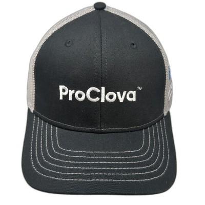 Trucker Hat Black Gray One Size ProClova Corteva Agriscience Mesh Back Snapback