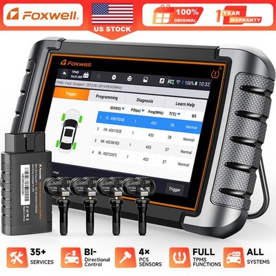 Foxwell NT809 TS Car Bidirectional Diagnostic Tool OBD2 Scanner TPMS Oil Reset