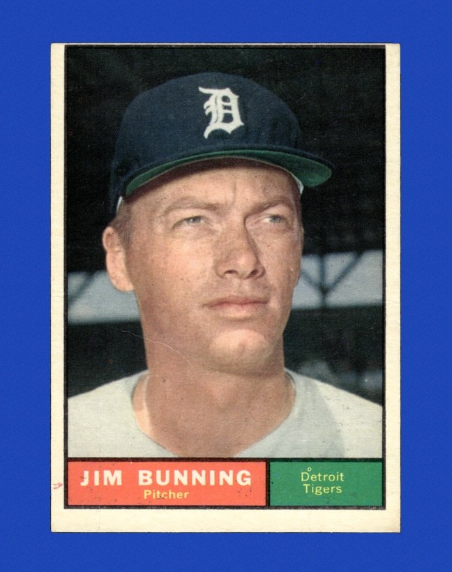 1961 Topps Set-Break #490 Jim Bunning VG-VGEX (crease) *GMCARDS*