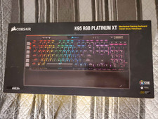 NEW Corsair K95 RGB Platinum XT Keyboard Cherry MX Speed Silver CH-9127414-NA