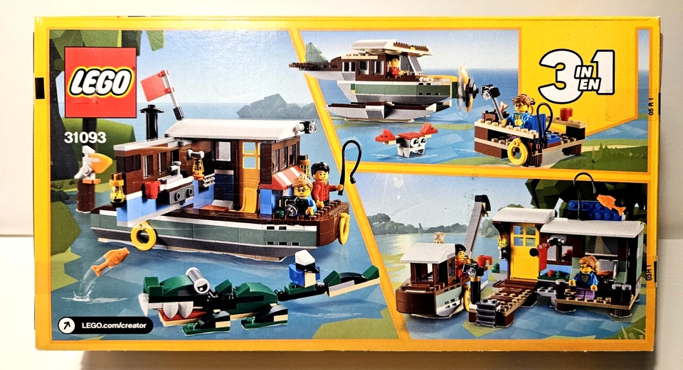 LEGO CREATOR 3 in 1:✨Riverside Houseboat (31093) Brand New/Sealed RETIRED '22 - Image 2 of 4