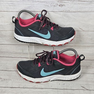 Nike Womens Wild Trail Size 8 643074-001 Black Pink Running Shoes Sneakers