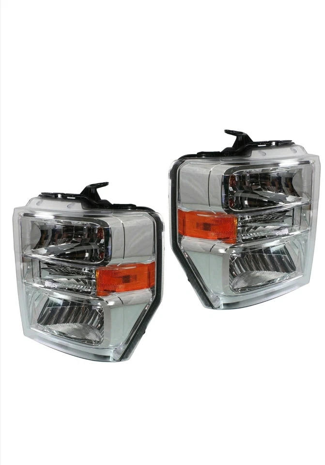 一对车头灯组件适用于福特 E-150 E350 系列 Van,F-650 F-750 — 第 4/4 张图片