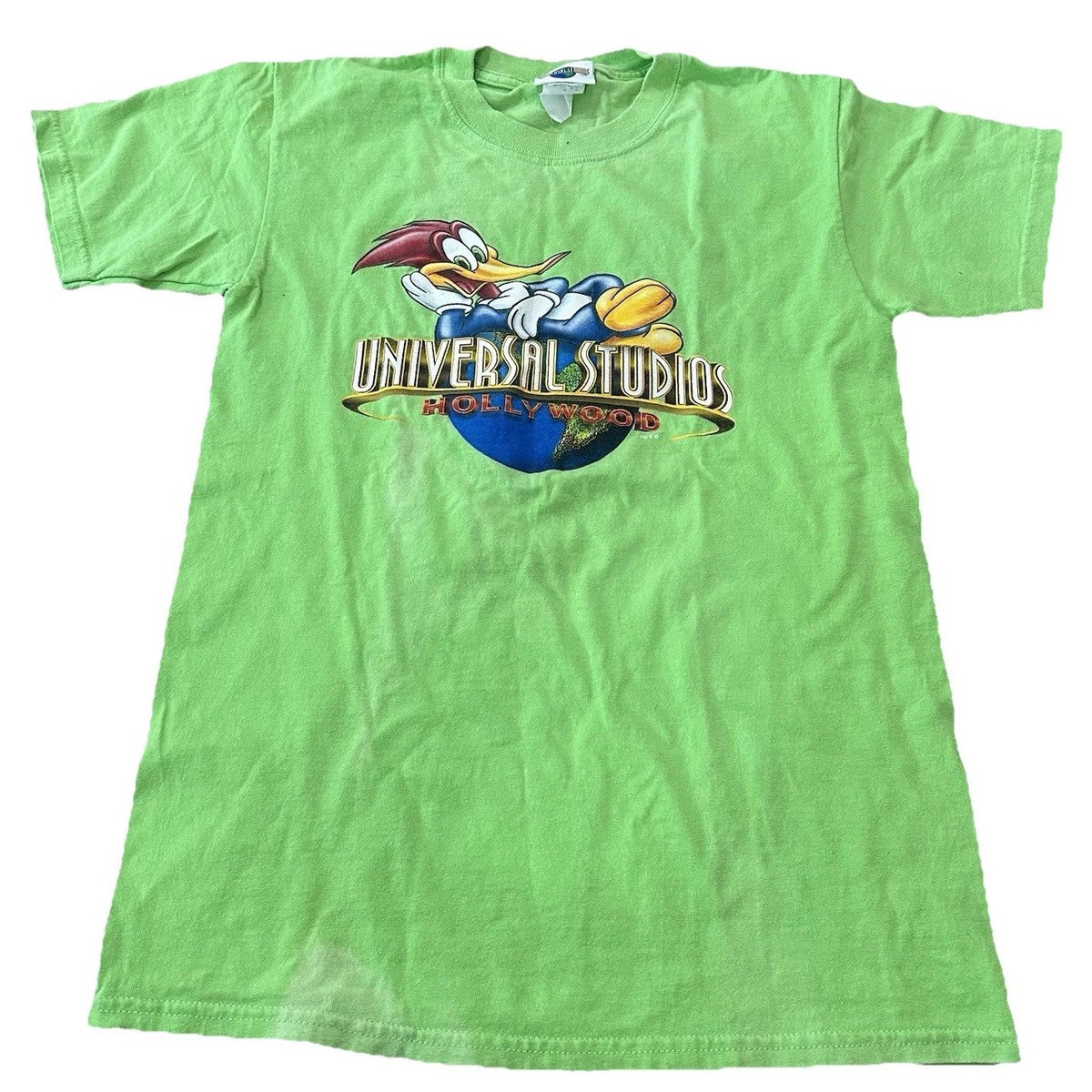 Vintage 90s Universal Studios Woody Wood Pecker T-Shirt Sz S?Cartoon Made In USA