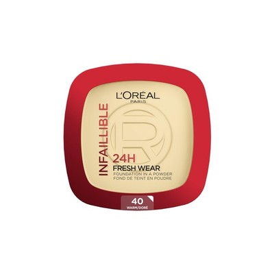 L'Oréal Paris Infaillible 24H Fresh Wear Puder Make-up Nr. 40 Cashmere 9g