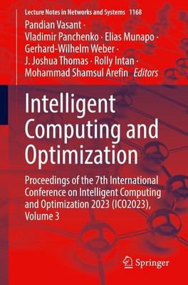 Intelligent Computing and Optimization Pandian Vasant