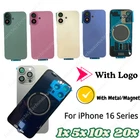 Back Glass replacement With Magnet Camera Len Lot for iPhone 16/Plus/16 Pro Max
