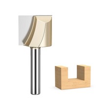 Straight Router Bit Set 1/4" Shank, Double Flute Straight Bit Dado Straight C...