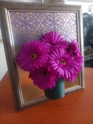 3D Kunstblumen Bild Handarbeit Neu 