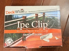 DeckWise Hidden 5/32 Fastener Ipe Clip Biscuit Style Kit for Hardwoods(175-Pack)