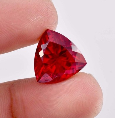 Flawless 14 x 14 MM Very Rare Natural Red Painite Loose Gemstone (GIT Certified)