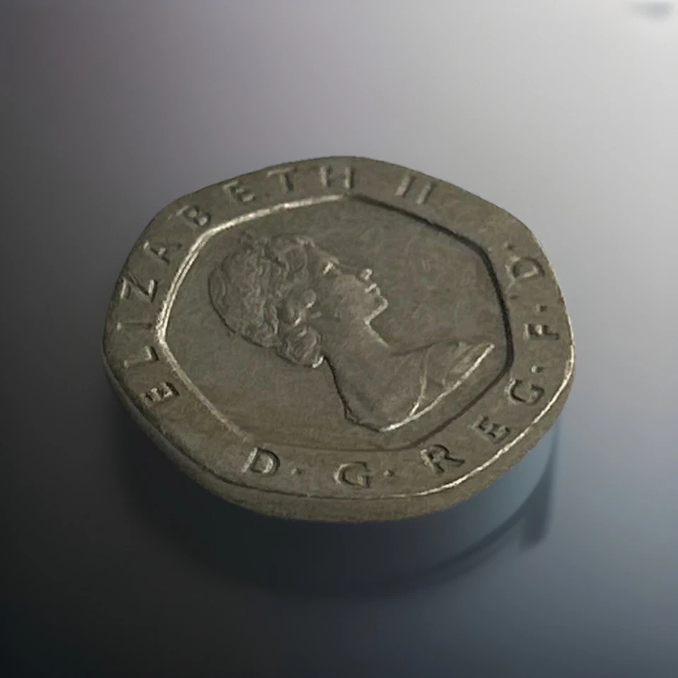 1982 Elizabeth II DG REG FD 20 Pence rare Coin - Image 4 of 4