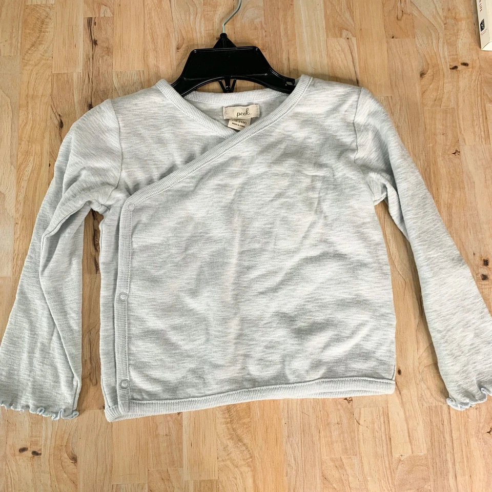 Juego de dos piezas Peek gris claro azul 18-24 meses nuevo con etiquetas Foto 3 de 4