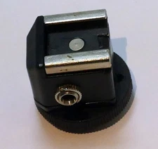 Cold Shoe Flash accessory shoe Adapter for bracket for the 3.5mm jack terminal