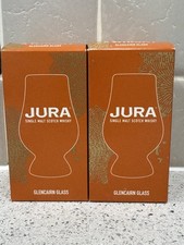 Jura Single Malt Whisky Nosing Tasting Glencairn Glass 2 Pack Brand New Boxed