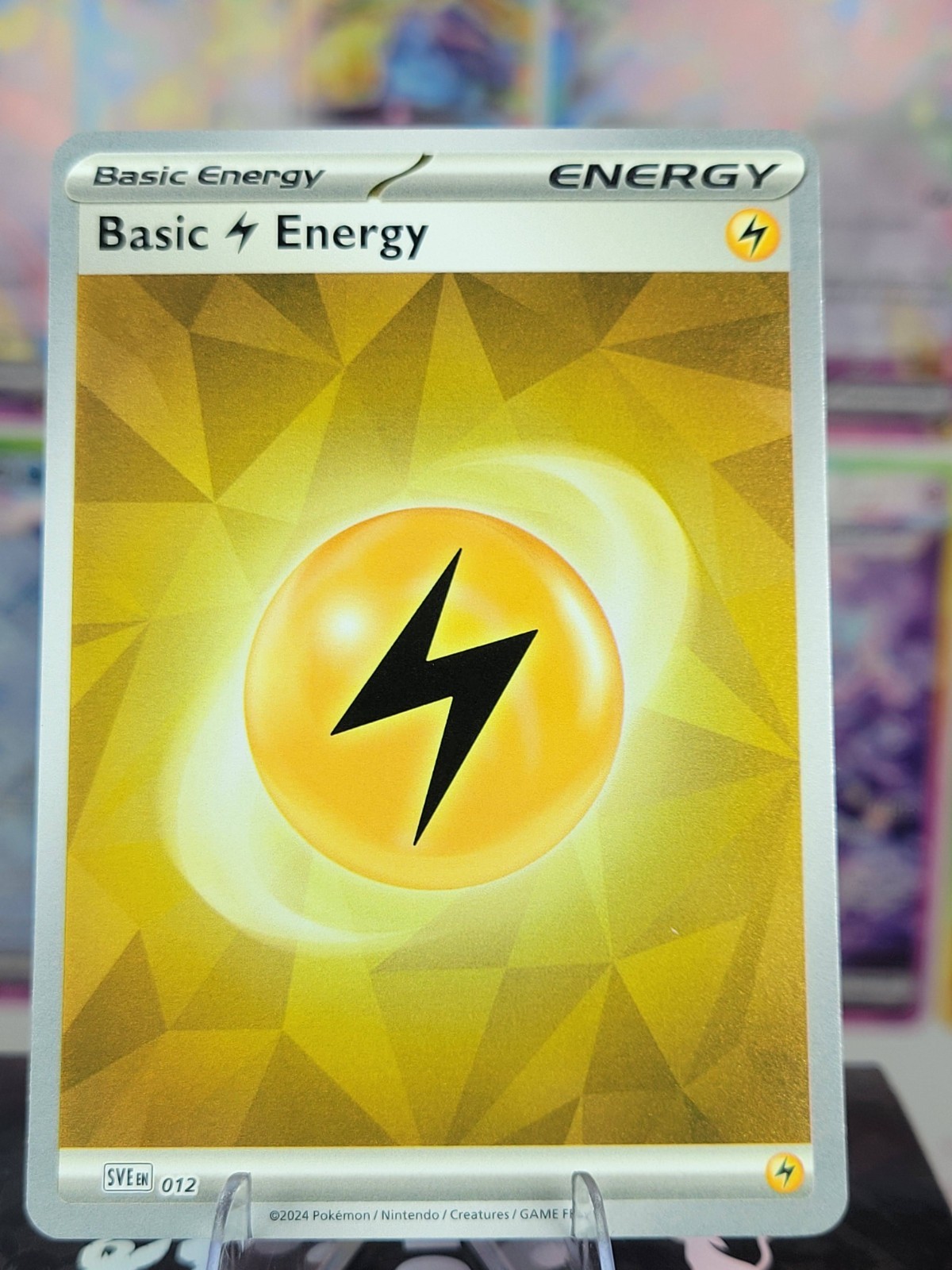 Basic Lightning Energy 012/021 Holo Prismatic Evolution SV Energy
