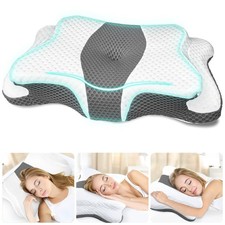 Memory Foam Pillows, Cervical Pillow for Neck and Shoulder Pain Relief, Ergon...