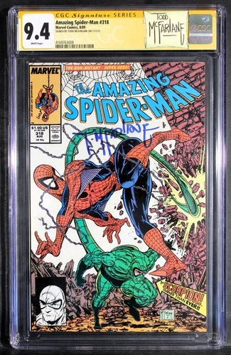 AMAZING SPIDER-MAN #318 - MARVEL 1989 - CGC SLABBED - NM (9.4)