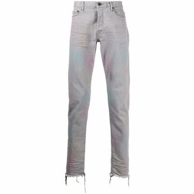 NEW MEN'S JOHN ELLIOTT THE CAST 2 JEAN IN GRAPHITE SKITTLES Size 36