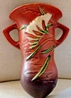 Vintage Roseville Pottery Freesia Wall Pocket #1296-8