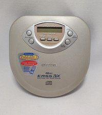 Aiwa XP-V7250C Portable CD Player 48sec Anti Shock System Works No Headphones