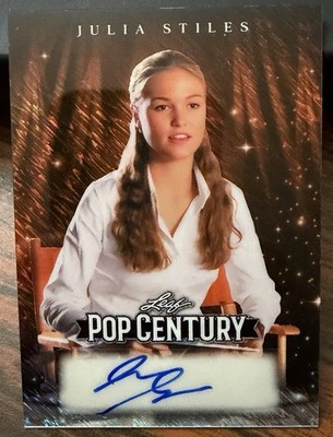 マイティーソーLeaf l Pop Century 1/1 2026 Leaf Pop Century Julia Stiles Auto Autograph 1/1 Orange