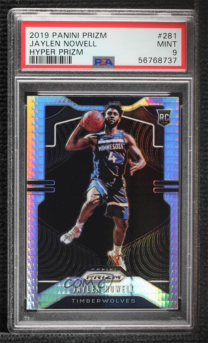 2019-20 Panini Prizm Hyper Jaylen Nowell #281 PSA 9 MINT Rookie RC s3g
