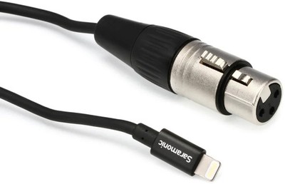 Saramonic LC-XLR XLR to iOS Lightning Interface Cable - 19.5 foot