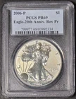 Photo of a 2006-P American Silver Eagle from an eBay listing that sold on Jul 17, 2026