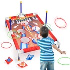 Adult Kids Bean Bag Toss Game Set Family Outdoor Garden Fun Toy with 6 Bean Bags