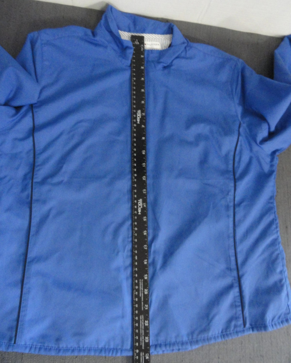 DESIGNER TOMMY HILFIGER LIGHTWEIGHT GOLF BLUE ZIPPER JACKET MEN'S SIZE LARGE thumbnail 6