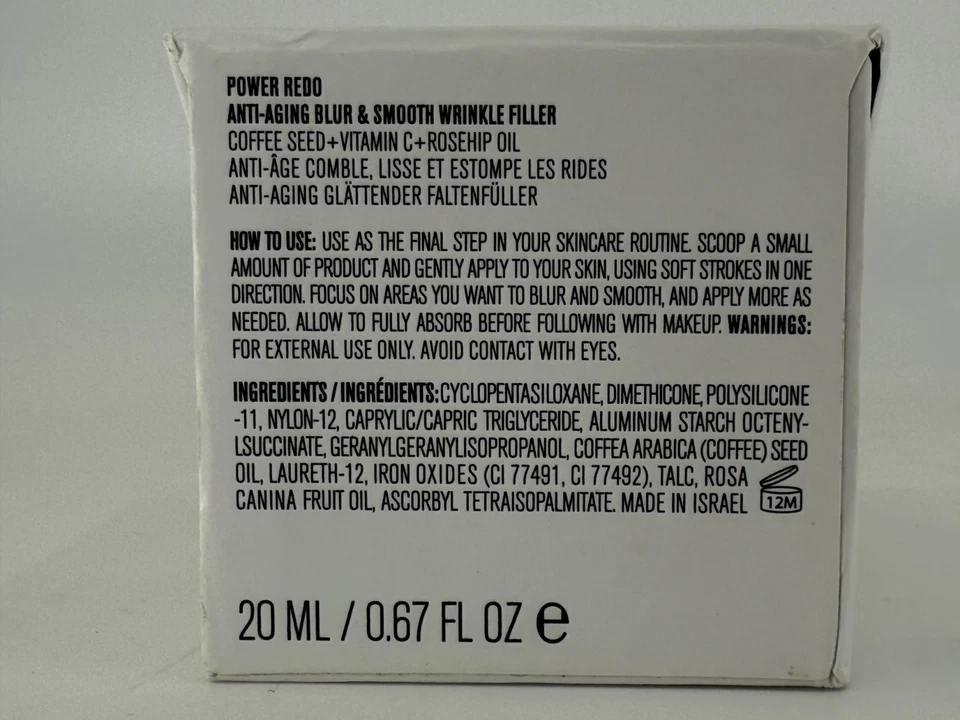 IL Makiage Power Redo Anti-Aging Blur Smooth Wrinkle Filler 20ml Vitamin C NEW - Image 4 of 4