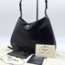 condition with accessories PRADA cleo shoulder bag one shoulder accessory pouch