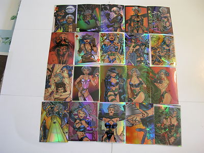 Everetts Hartsoe's Lethal Strike Chromium Base Card Set Krome Production 1997